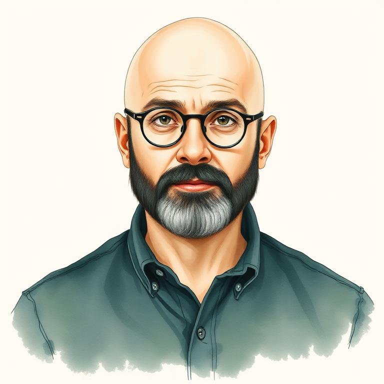 Stylized portrait of Nir Eyal